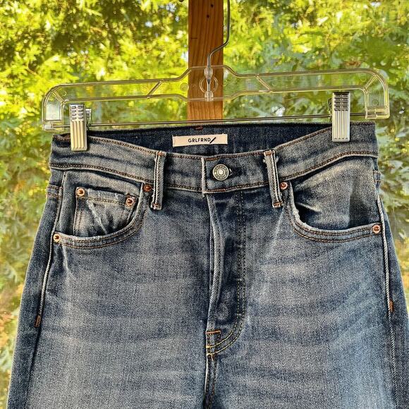 GRLFRND Karolina High Rise Jeans In Cross Your Mind Size 25. - Picture 5 of 12